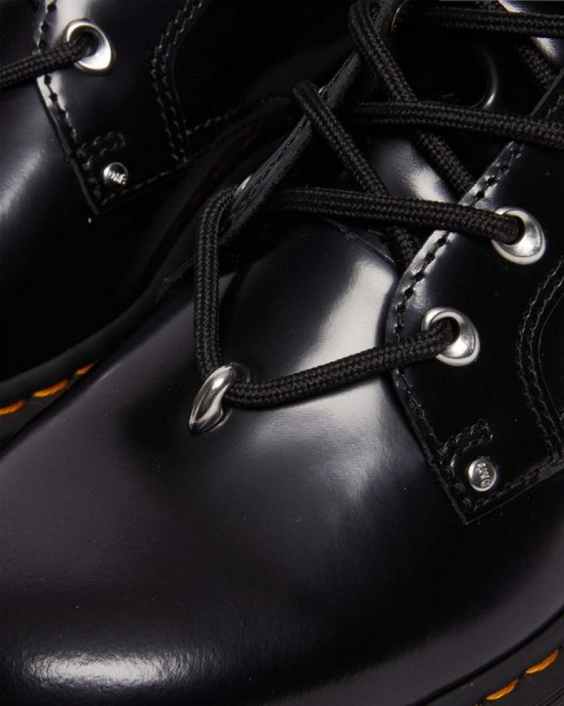Black Women's Dr Martens Jadon II Boot Hardware Buttero Leather Platforms Boots | USA_Dr96279